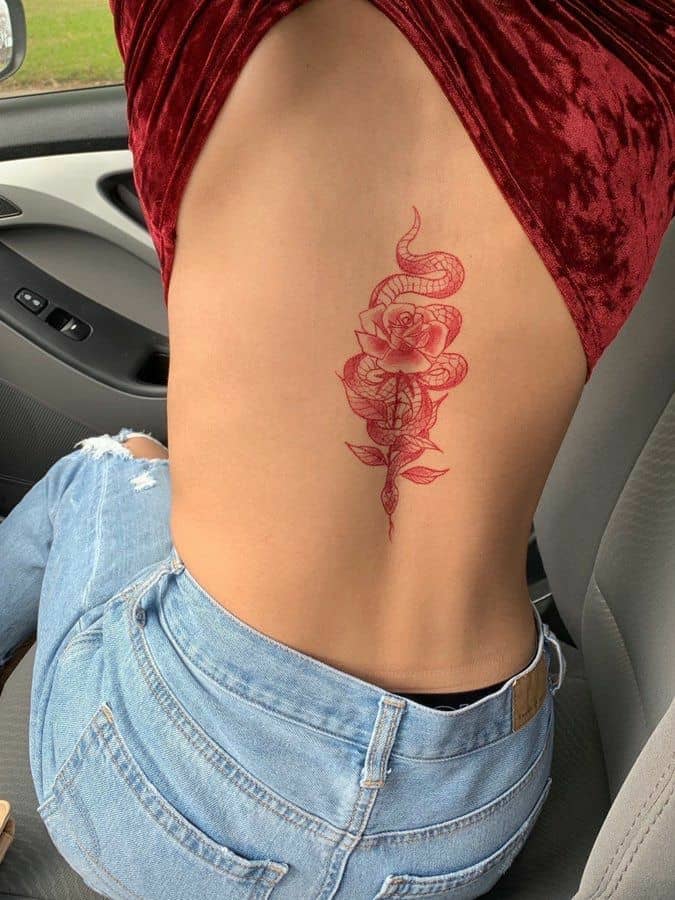 12 Fierce Red Ink Tattoo Examples