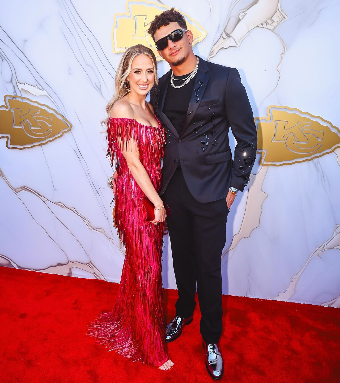 Brittany and Patrick Mahomes