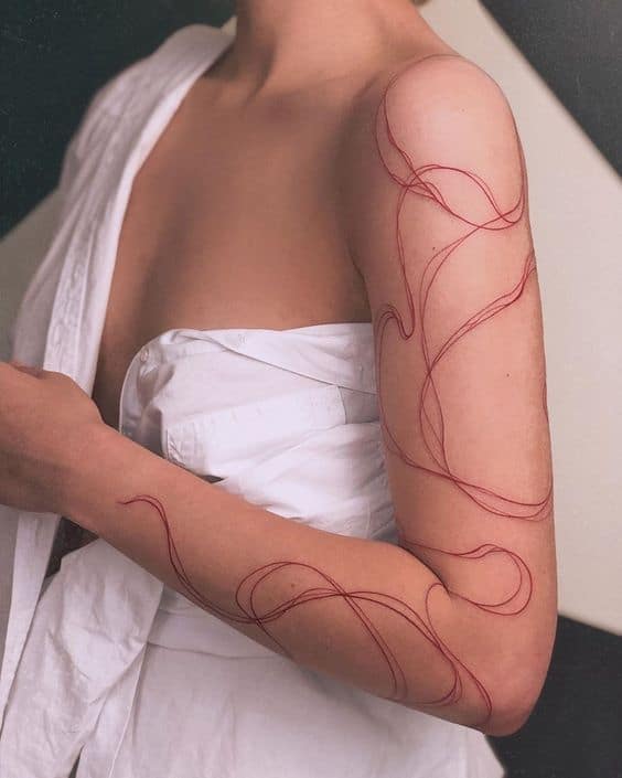 12 Fierce Red Ink Tattoo Examples